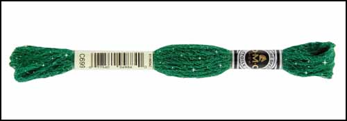DMC Etoile Floss Color 699 Green - Click Image to Close