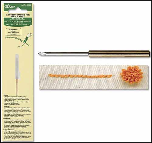 6 Ply Needle Refill for Embroidery Stitching Tool - Click Image to Close