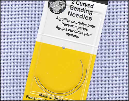 Curved Beading Needles Size 10, John James - Click Image to Close