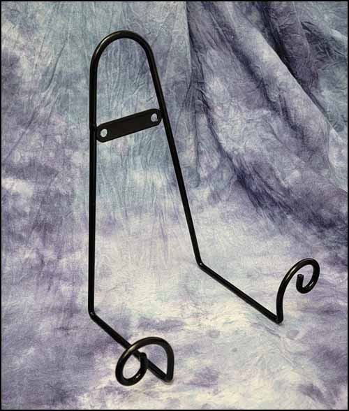 (image for) 8" Black Sitting/Hanging Metal Easel, Pack of 4 - Click Image to Close