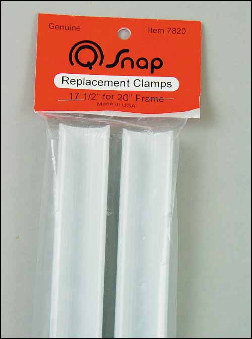 (image for) Q-Snap. 17 1/2" Clamps Pair for 20" Extension Frame - Click Image to Close
