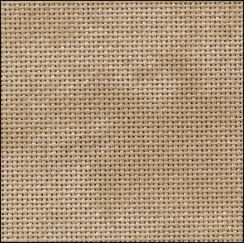 Country Mocha Lugana 25ct Short Cut 9"x55" - Click Image to Close