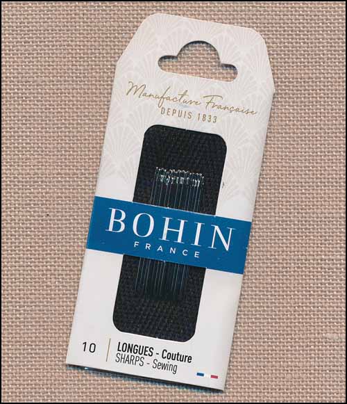 (image for) Sharps Needles, size 10, Bohin France - Click Image to Close