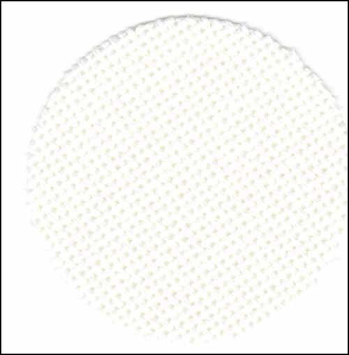 White Lugana 25ct Short Cut 10"x55" - Click Image to Close