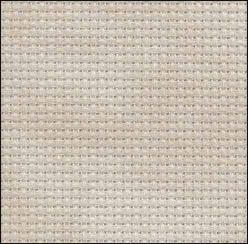 Historic Beige Aida 14, 35"x 39", Fabric Flair - Click Image to Close