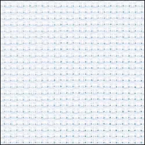 Ice Blue Aida 14, 43" x 1yd, Zweigart - Click Image to Close