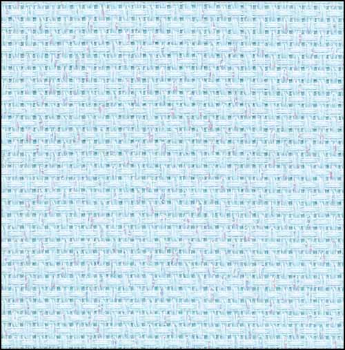 Blue Blizzard Opalescent Aida 14, 43"x 1 yard, Zweigart - Click Image to Close