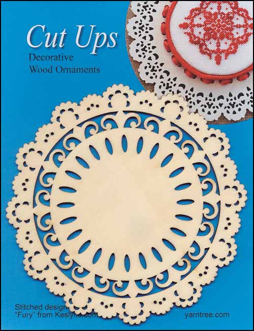 (image for) Cut Up Wood Lace Ornament B - Click Image to Close