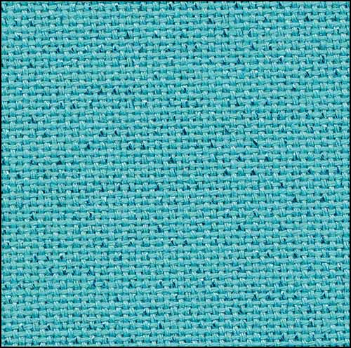 Pacific Blue Metallic Lugana 25ct Short Cut 17"x55" - Click Image to Close