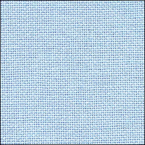 Light Blue Lugana 32ct Short Cut 12"x 55" - Click Image to Close