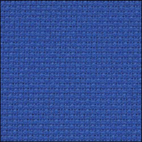 Marine Blue Aida 14ct Short Cut 17"x43" - Click Image to Close