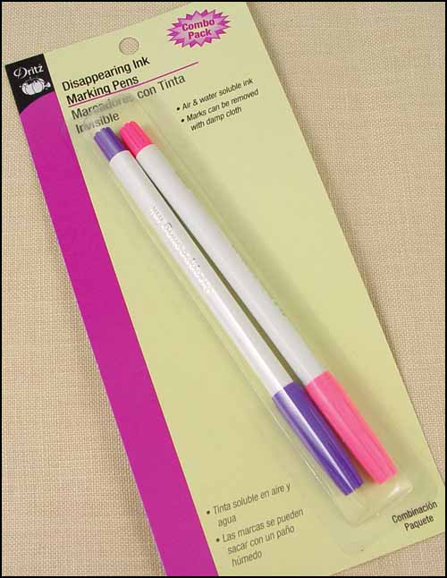 (image for) Disappearing Ink Marking Pens, pack of 2 - Click Image to Close