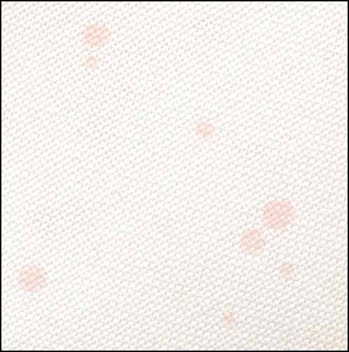 Light Pink Splash Lugana 32ct Short Cut 15" x 55" - Click Image to Close