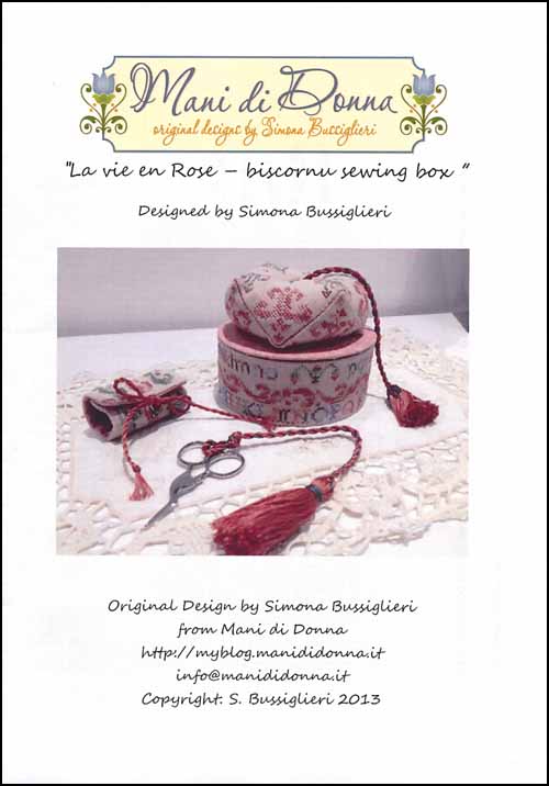 (image for) La Vie En Rose Biscornu Sewing Box - Click Image to Close