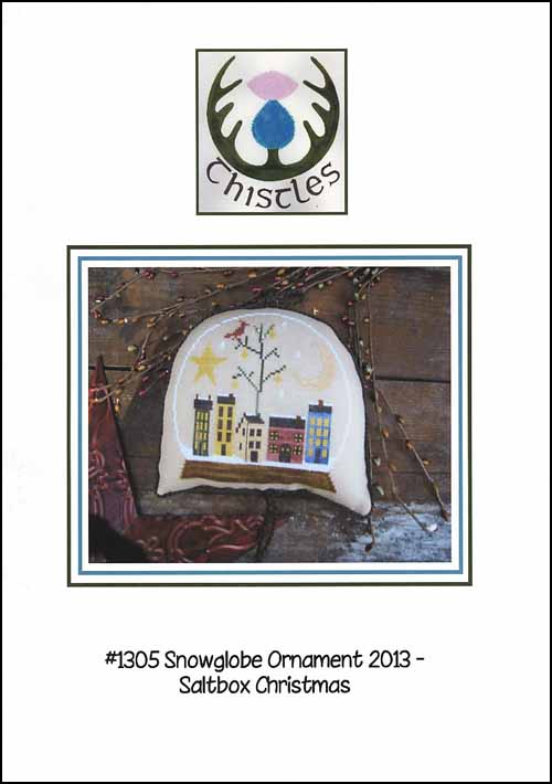 (image for) Snowglobe Ornament 2013: A Saltbox Christmas - Click Image to Close
