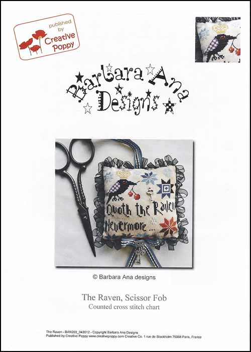(image for) Raven Scissor Fob, The - Click Image to Close