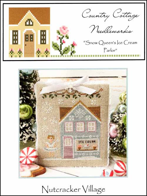 (image for) Nutcracker Village Part 5 Snow Queen's Ice Cream Parlor - Click Image to Close