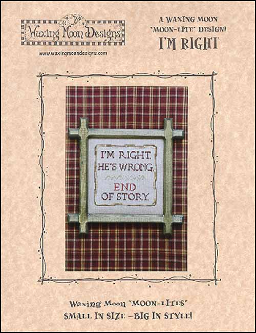 (image for) Moon-Lite: I'm Right - Click Image to Close