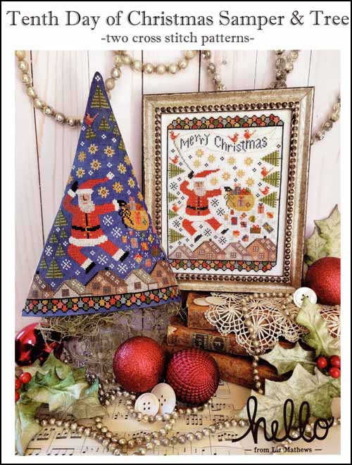 (image for) Tenth Day of Christmas Sampler and Tree - Click Image to Close