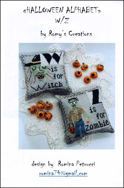 (image for) Halloween Alphabet W/Z - Click Image to Close