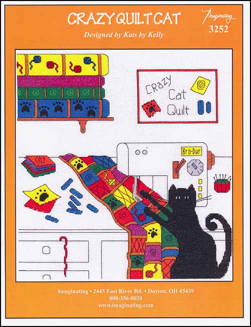 (image for) Crazy Quilt Cat - Click Image to Close