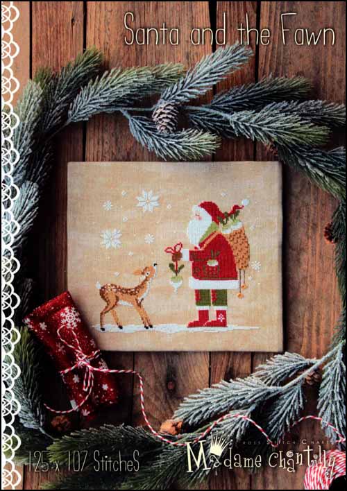 (image for) Santa and the Fawn - Click Image to Close