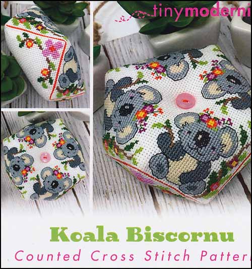 (image for) Koala Biscornu - Click Image to Close
