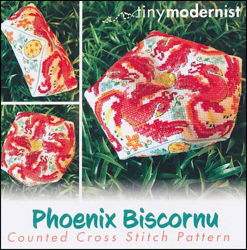 Phoenix Biscornu - Click Image to Close