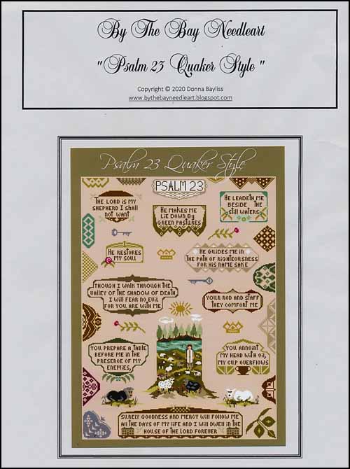 (image for) Psalm 23 Quaker Style Original - Click Image to Close