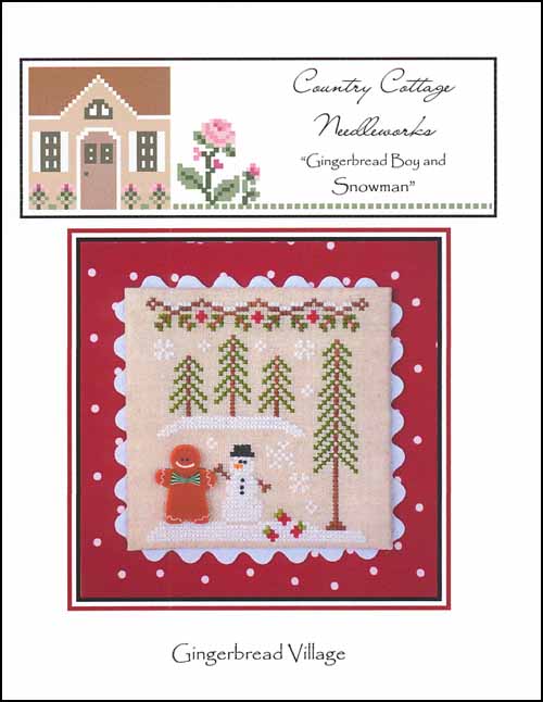 (image for) Gingerbread Village: Gingerbread Boy And Snowman - Click Image to Close
