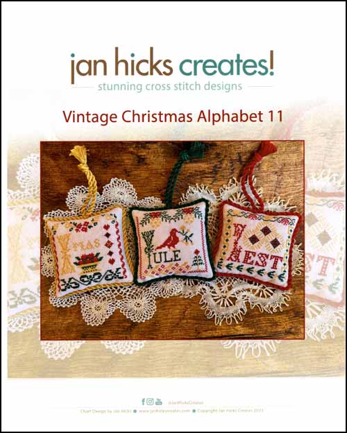 (image for) Vintage Christmas Alphabet 11 - Click Image to Close