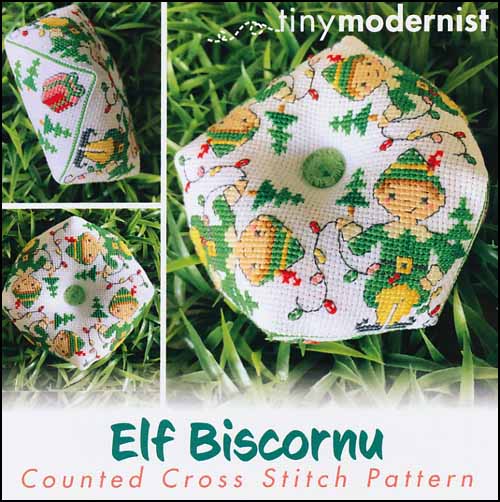 Elf Biscornu - Click Image to Close