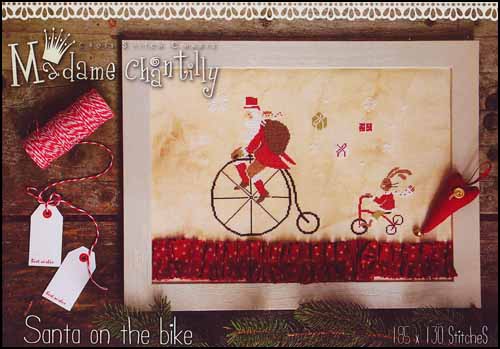 Santa On The Bike - Click Image to Close