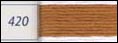 DMC Floss Color 420 Dark Hazelnut Brown - Click Image to Close