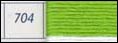 DMC Floss Color 704 Bright Chartreuse - Click Image to Close