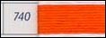 DMC Size 3 Pearl 740 Tangerine - Click Image to Close