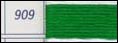 DMC Floss Color 909 Very Dark Emerald Green - Click Image to Close