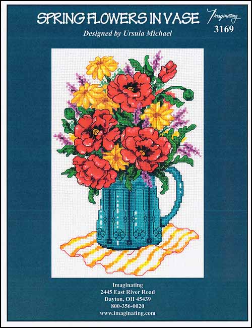 (image for) Spring Flowers In Vase - Click Image to Close