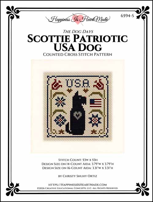 (image for) The Dog Days Scottie Patriotic USA Dog - Click Image to Close