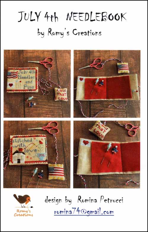 (image for) July 4th Needlebook - Click Image to Close