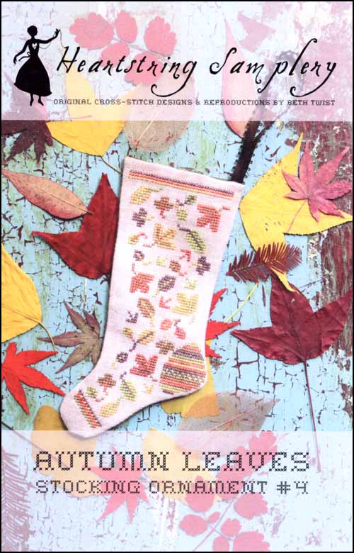 (image for) Autumn Leaves Stocking Ornament 4 - Click Image to Close