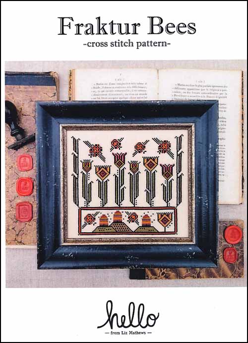 (image for) Fraktur Bees - Click Image to Close