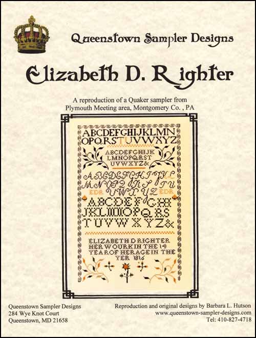 (image for) Elizabeth D. Righter 1816 - Click Image to Close