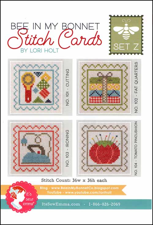 (image for) Bee in My Bonnet Stitch Cards Set Z - Click Image to Close