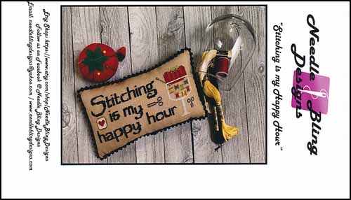 Stitching Is My Happy Hour - Click Image to Close