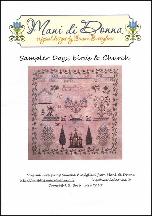 (image for) Sampler Dogs, Birds & Church - Click Image to Close