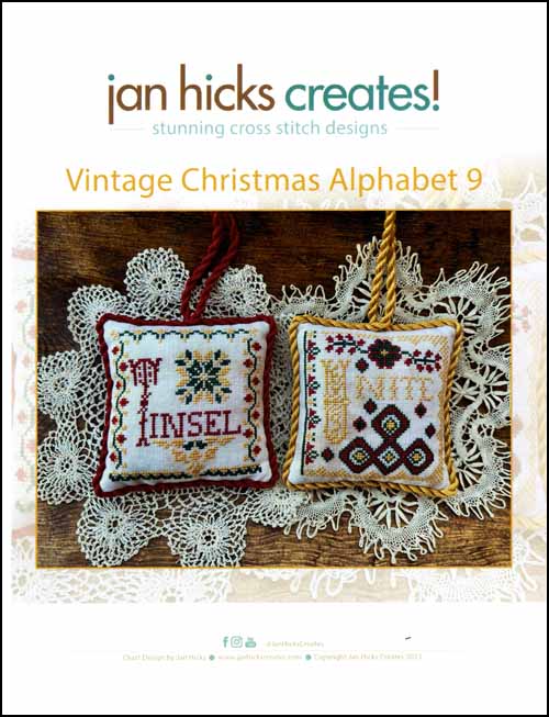 (image for) Vintage Christmas Alphabet 9 - Click Image to Close