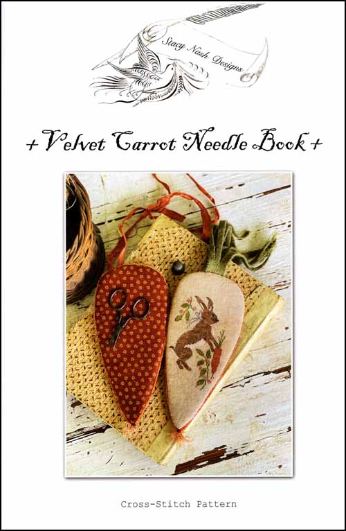 (image for) Velvet Carrot Needle Book - Click Image to Close