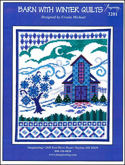 (image for) Barn With Winter Quilts - Click Image to Close