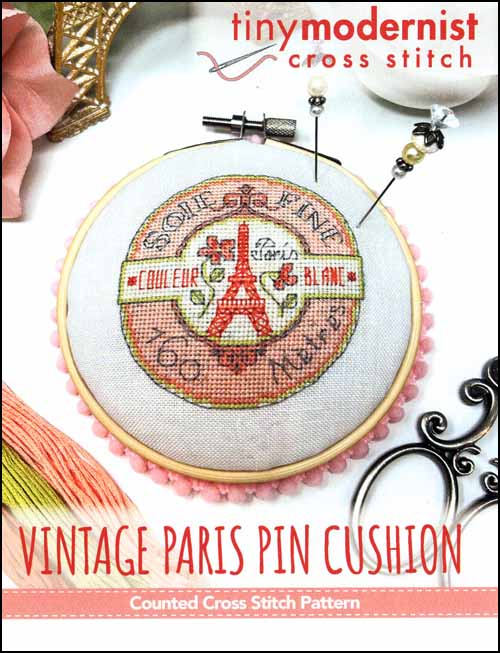 (image for) Vintage Paris Pin Cushion - Click Image to Close